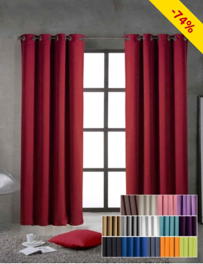 Vorhang 1 Stück, lichtundurchlässig