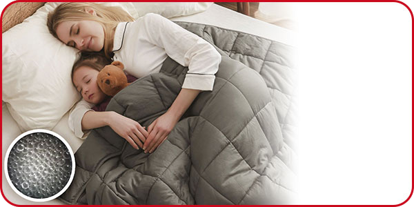 Beschwerte Fleecedecke