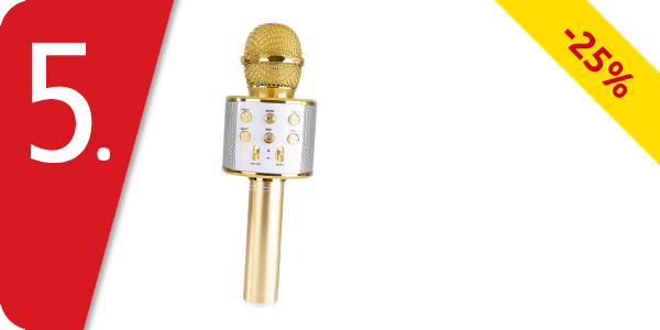 Karaoke-Mikro mit Lautsprecher, Bluetooth