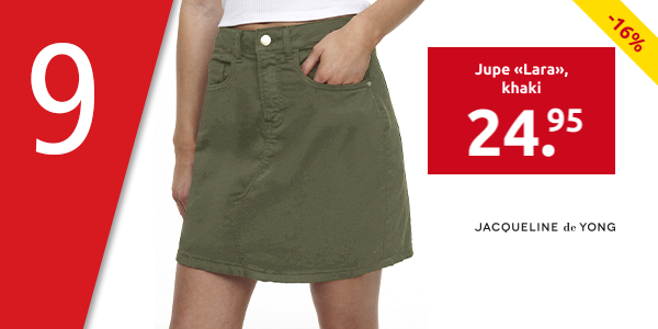 Jacqueline de Yong Jupe «Lara», khaki
