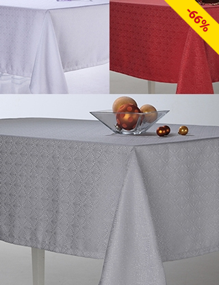 Tischdecke «Lena», 140 x 240 cm, rot