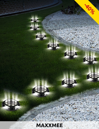 Solar-Bodenleuchtenset «Crépuscule», 4 Stück