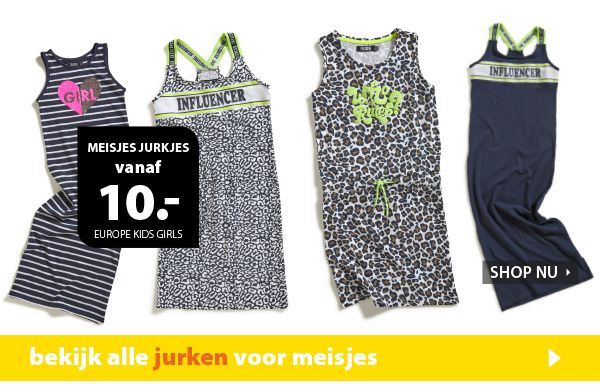 Jurkjes voor meisjes, echt een must met dit weer!