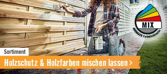 Holzschutz und Holzfarben mischen lassen