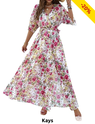 Maxikleid «Grace», geblümt