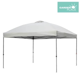 Faltpavillon Garden Place Sue 3,6x3,6 m Polyester lichtgrau