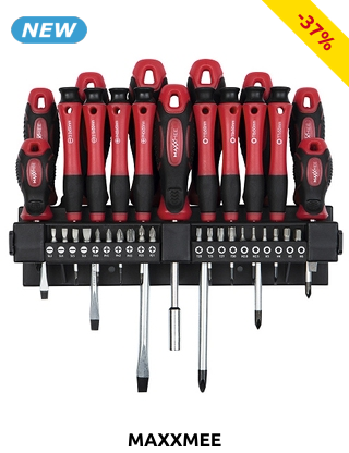 Schraubenziehersatz, 37-teilig