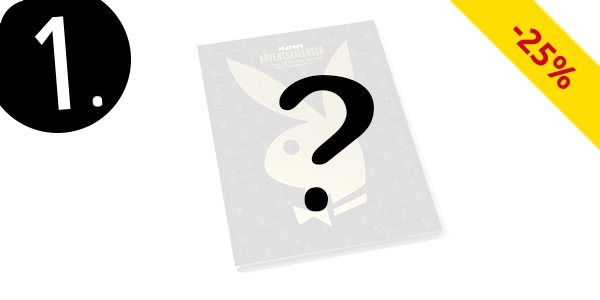 Adventskalender «Playboy» mit Schokolade + Playboy-Heft Dezember 2020
