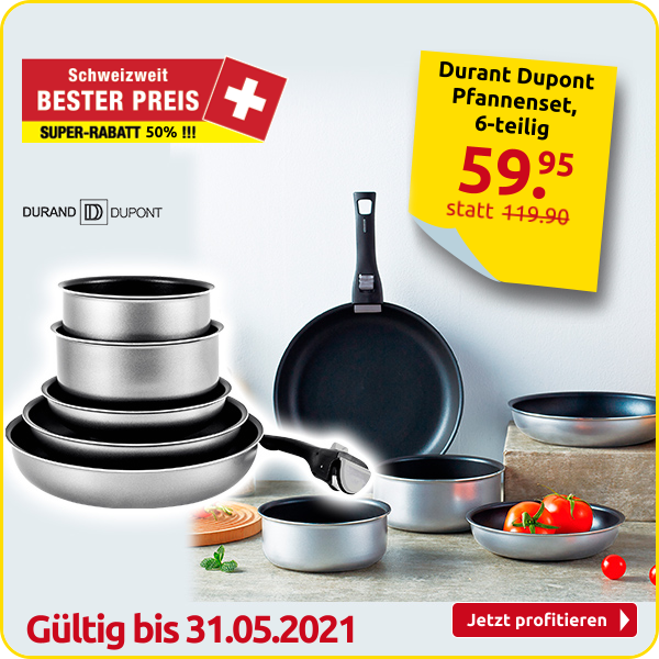 Durant Dupont Pfannenset, 6-teilig