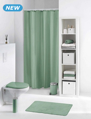 Duschvorhang «Vitamine», 180 x 200 cm, grün
