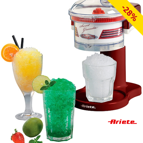 Slush-Eismaschine Sweet Granita im Nostalgie-Look