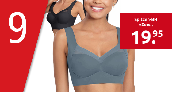 Spitzen-BH «Zoé», schwarz