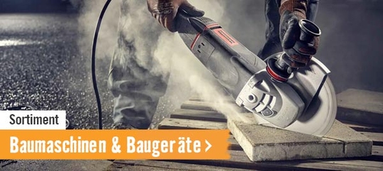 Baumaschinen und Baugeräte im HORNBACH Onlineshop