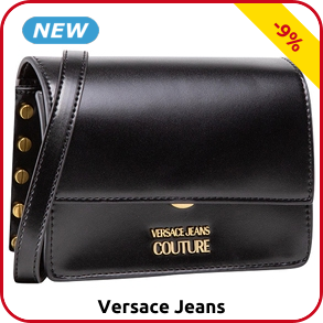 Versace Jeans Handtasche, schwarz