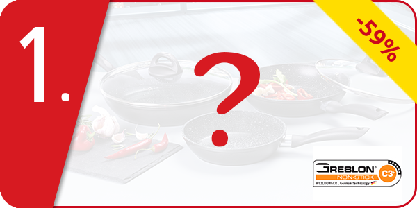 Pfannenset «Stonehenge», 5-teilig