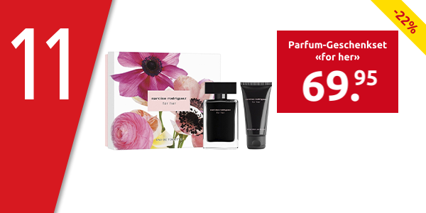 narciso rodriguez Parfum-Geschenkset «for her», für SIE, 50 ml