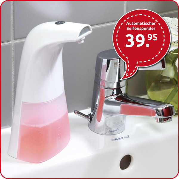 Automatischer Seifenspender, weiss