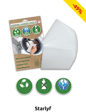 Starlyf Ökologische Waschstreifen, 30 Stück
