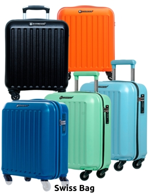 Swiss Bag Koffer «Trolley Cabine Easyjet», mint