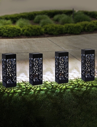 Solarlampe «Cube», 4 Stück