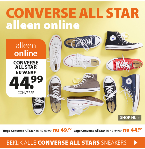 Shop nu je Converse All Star sneakers bij terStal