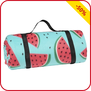 Picknick-Decke, Wassermelonen, 130 x 170 cm