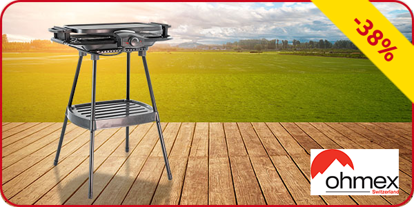 Elektrogrill Ohmex mit Plancha