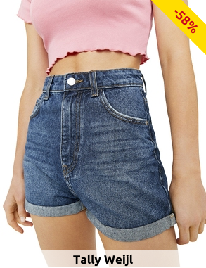 TALLY WEiJL Shorts hohe Taille, denim