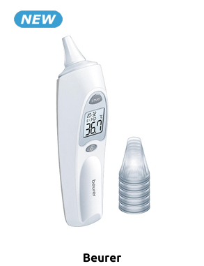 beurer Ohrthermometer «FT 58», mit auswechselbaren Schutzkappen