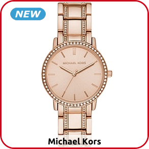 Michael Kors Damenuhr mit Edelstahlarmband, roségoldfarben