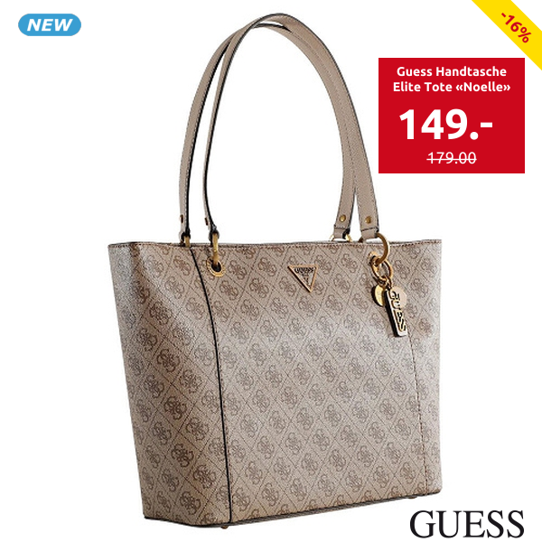 Guess Handtasche Elite Tote «Noelle», beige