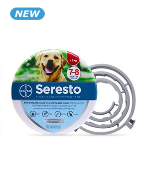 Hundehalsband Floh- und Zeckenschutz, 8 kg und mehr