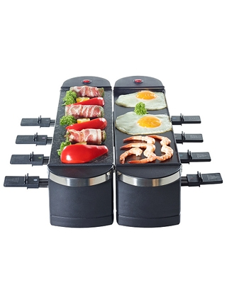 Raclettegerät/Drehgrill 3-in-1