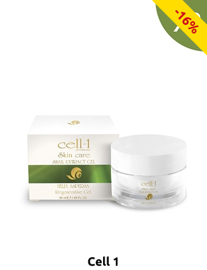 Cell-1 Regenerierende Gel-Creme mit Schneckenextrakt, 2 x 50 ml