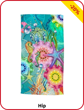 Hip Strandtuch «Amada», 100 x 180 cm