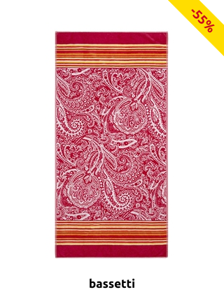 bassetti Badetuch «Noto», 90 x 180 cm, koralle