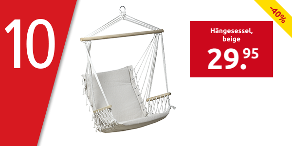 Hängesessel, beige