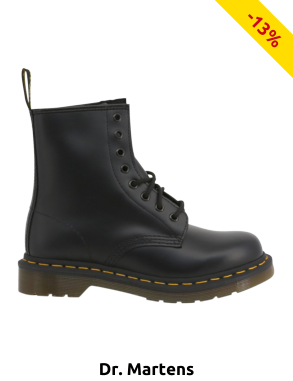 Dr. Martens Damen-Stiefeletten «1460», glatt, schwarz