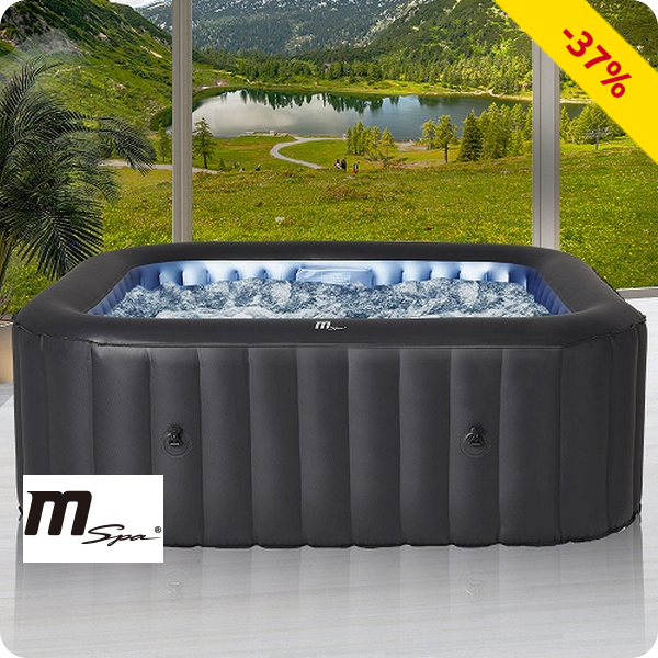 MSpa «Relaxo» aufblasbar, 4 Personen, 108 Jet-Düsen