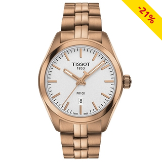 Damenuhr «PR 100» Quarz, roségoldfarben