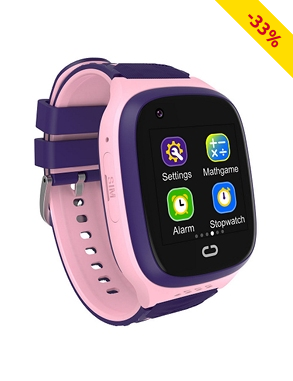 Smartwatch für Kinder, mit Ortungsfunktion, rosa