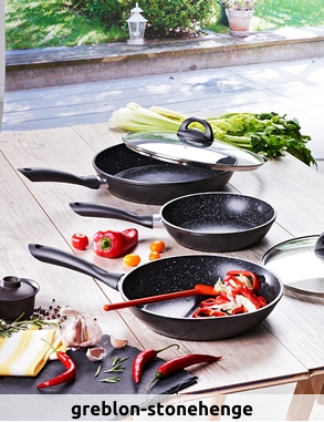 Pfannenset «Stonehenge», 5-teilig