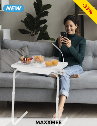 Vielseitiger Beistelltisch, mit Lampe