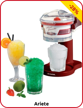 Slush-Eismaschine Sweet Granita im Nostalgie-Look