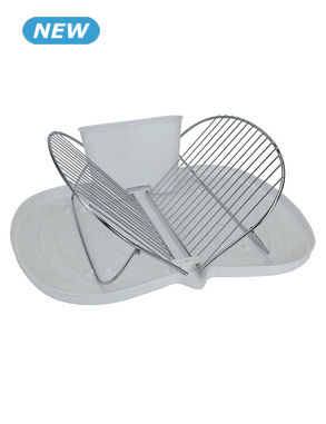 Abtropfgestell, ca. 48 x 36 cm, weiss