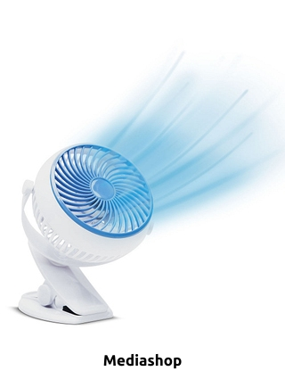 Ventilator «Go Fan», L 15 x B 19 x H 10 cm