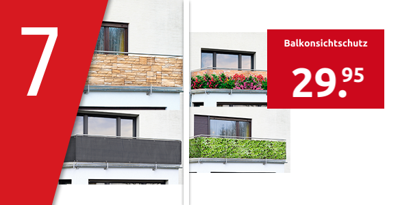 Balkonsichtschutz, anthrazit