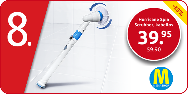 Hurricane Spin Scrubber, kabellos