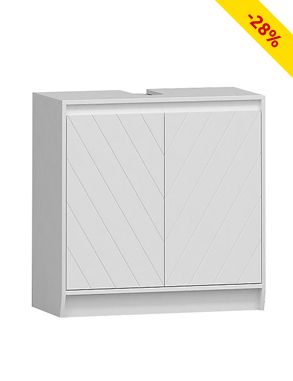 Lavabo-Unterschrank «Noémie», B 60 x H 60 x T 30 cm, weiss
