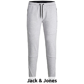 JACK & JONES Jogginghose für Herren, grau meliert
